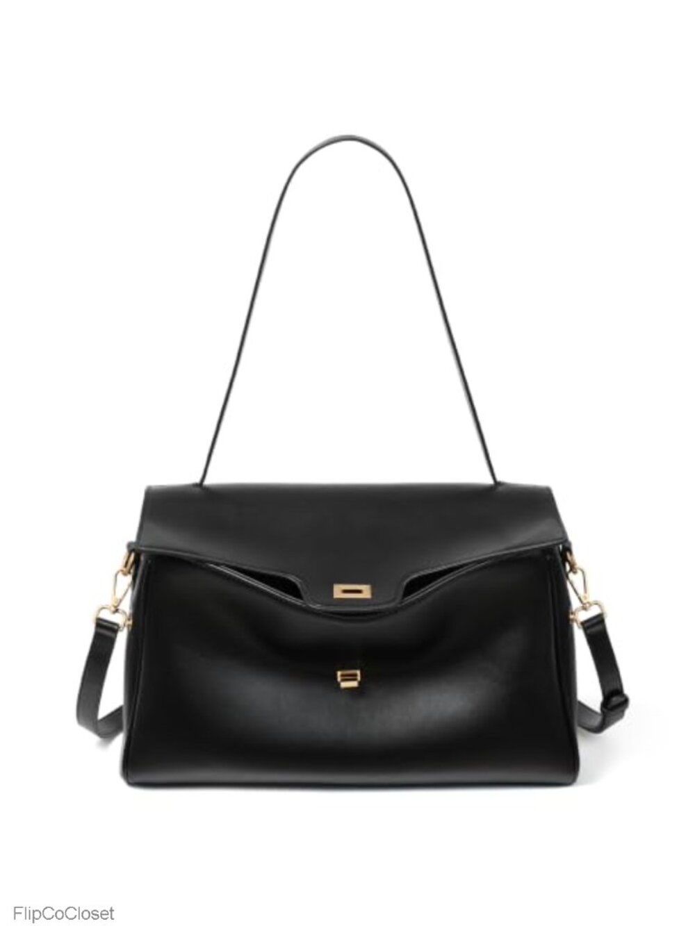 BOSTANTEN vegan leather shoulder bag women slouchy hobo purse crossbody